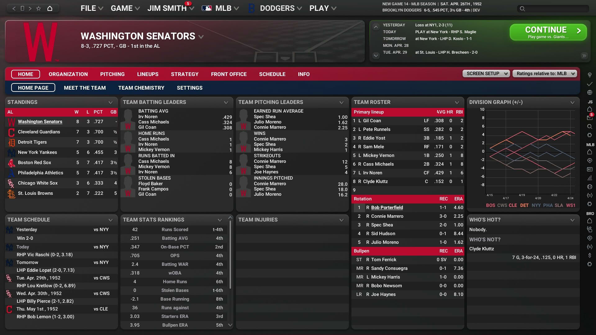 Screenshot for Out of the Park Baseball 24