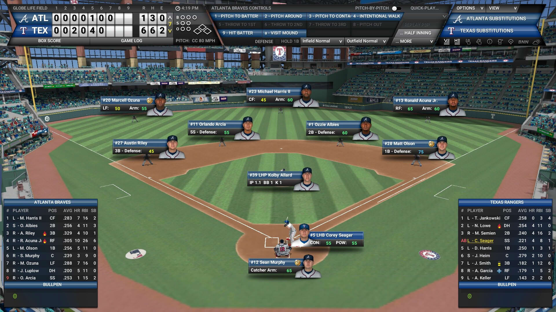 Screenshot for Out of the Park Baseball 24