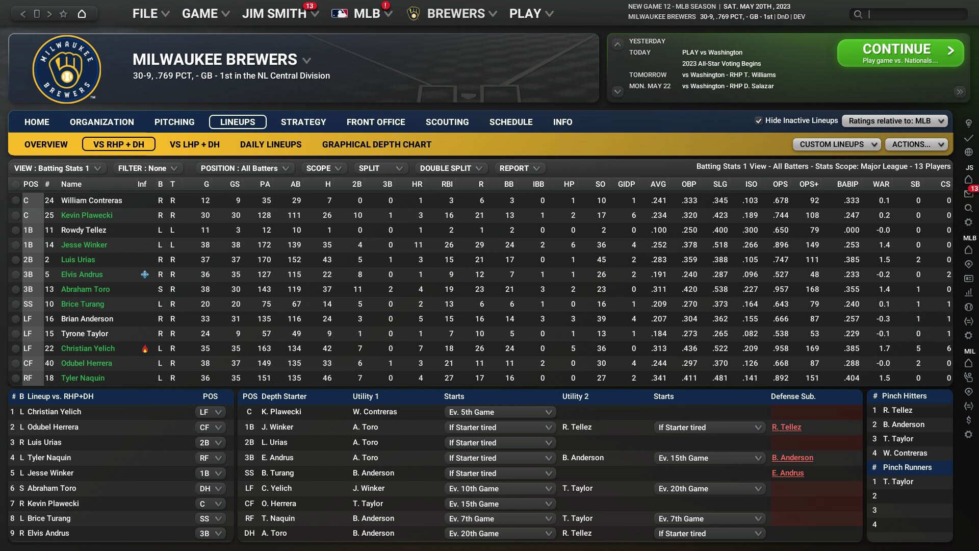 Screenshot for Out of the Park Baseball 24