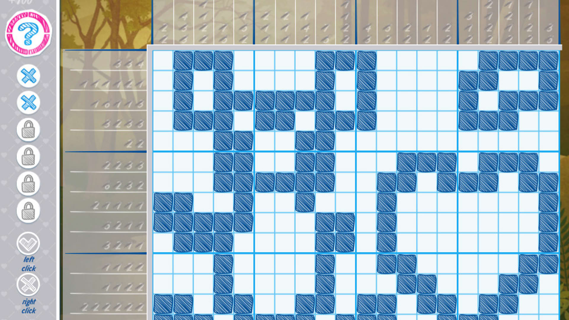 Screenshot for Valentine's Day Griddlers 2