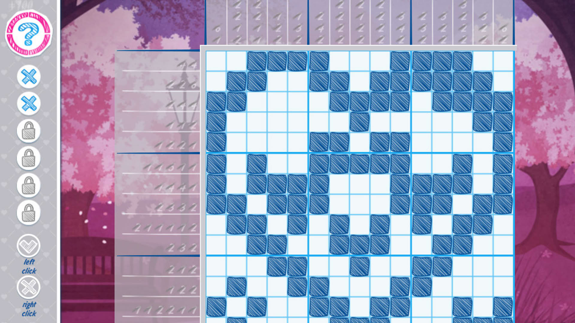 Screenshot for Valentine's Day Griddlers 2