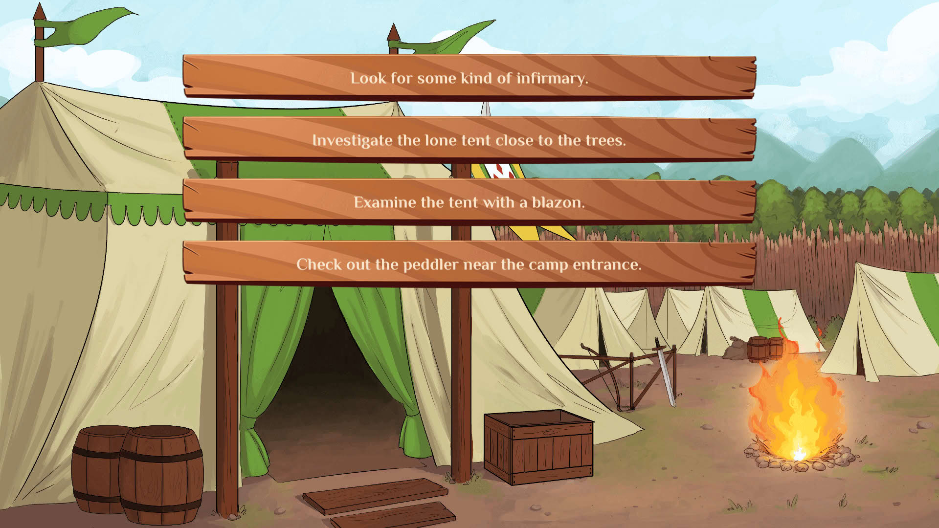 Screenshot for Burrow of the Fallen Bear: A Gay Furry Visual Novel