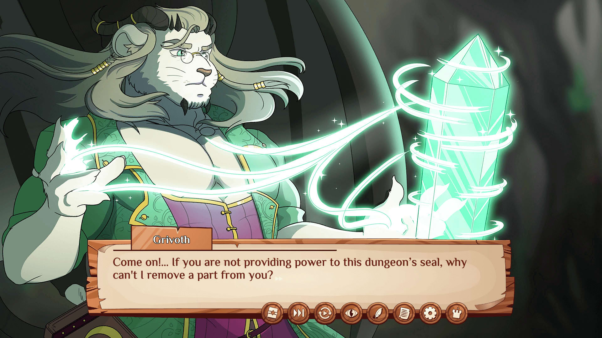 Screenshot for Burrow of the Fallen Bear: A Gay Furry Visual Novel