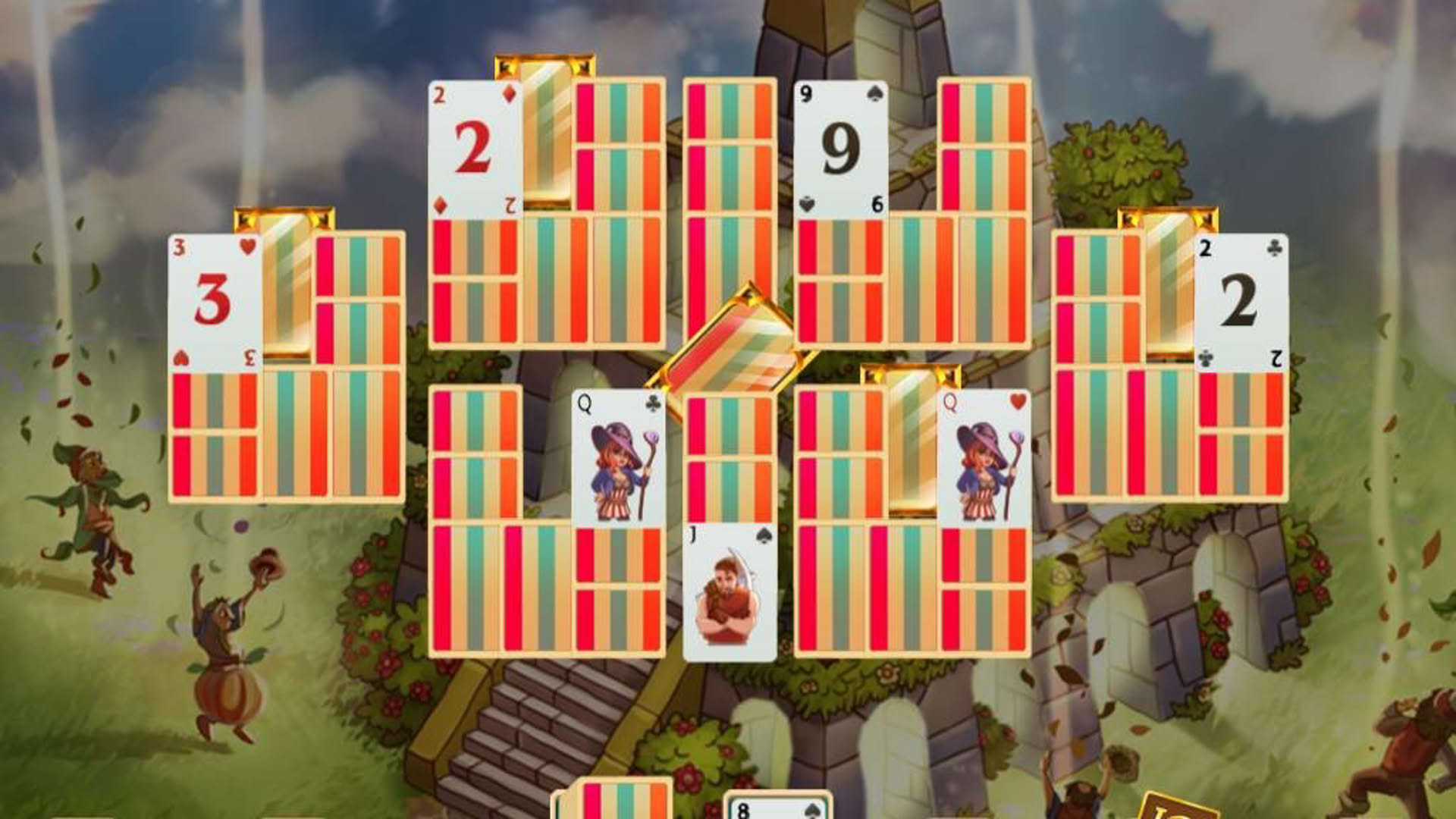Screenshot for Sweet Solitaire: School Witch 2