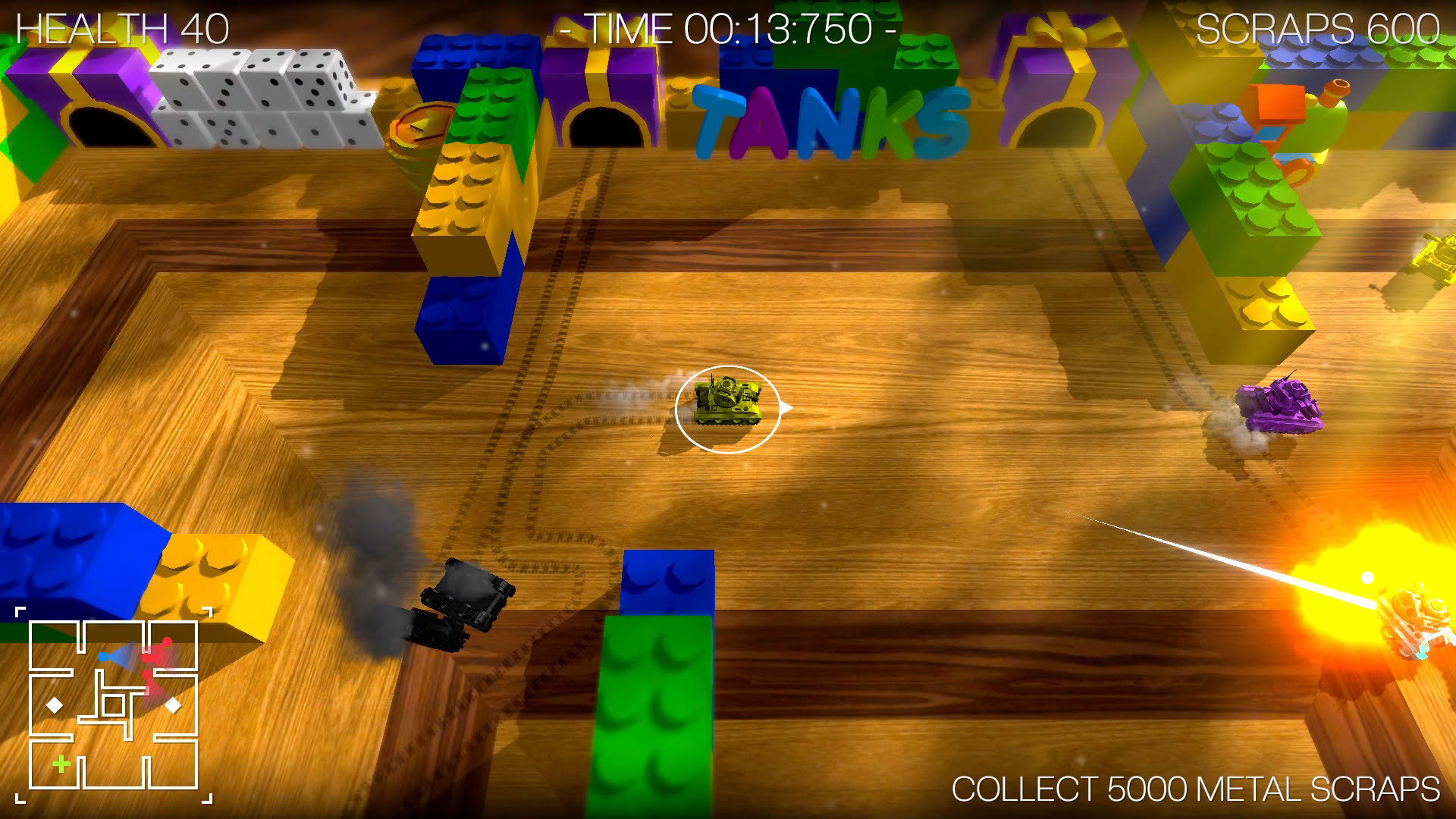 Screenshot for Arenas of Tanks