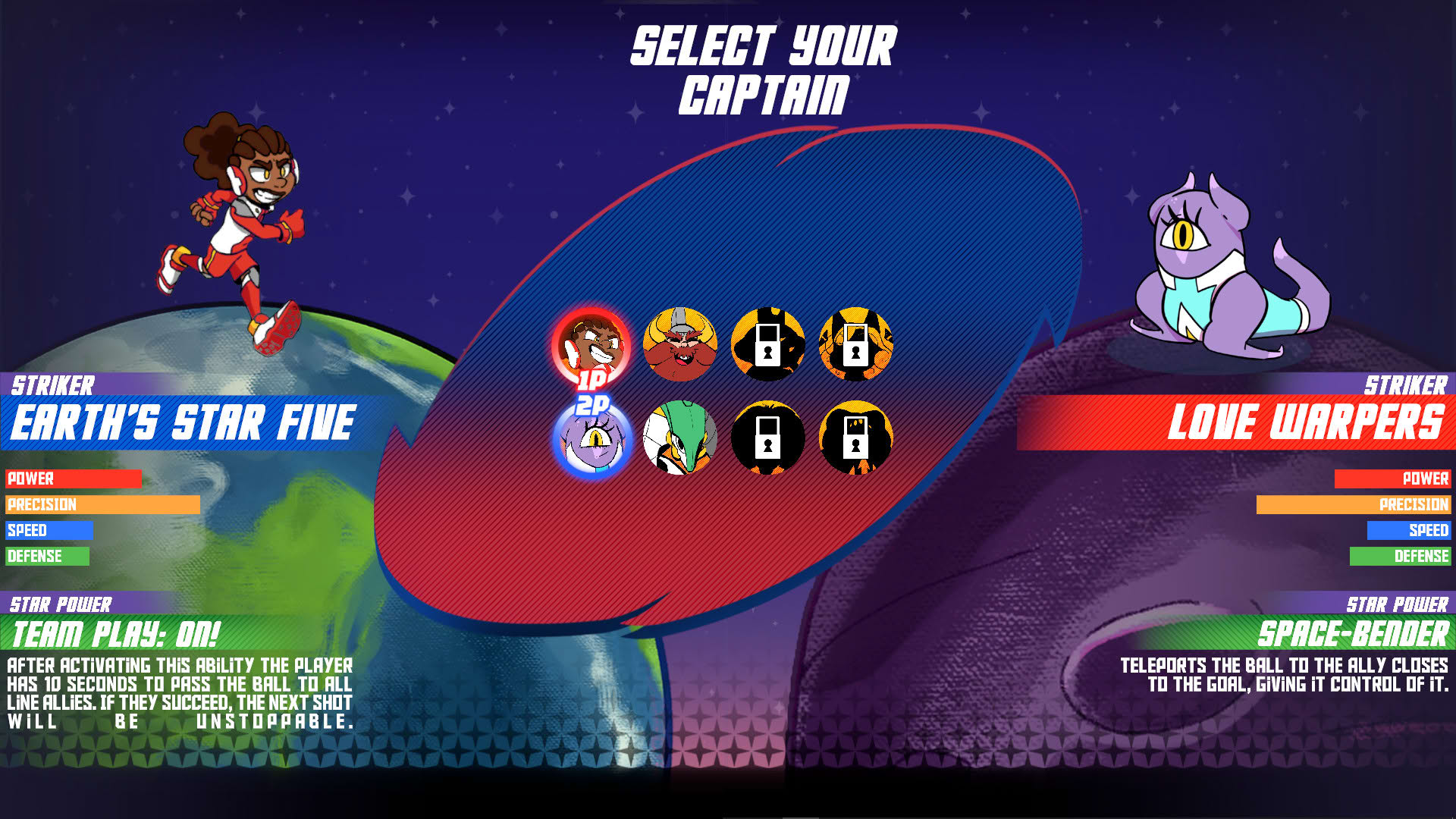 Screenshot for Star Strikers: Galactic Soccer