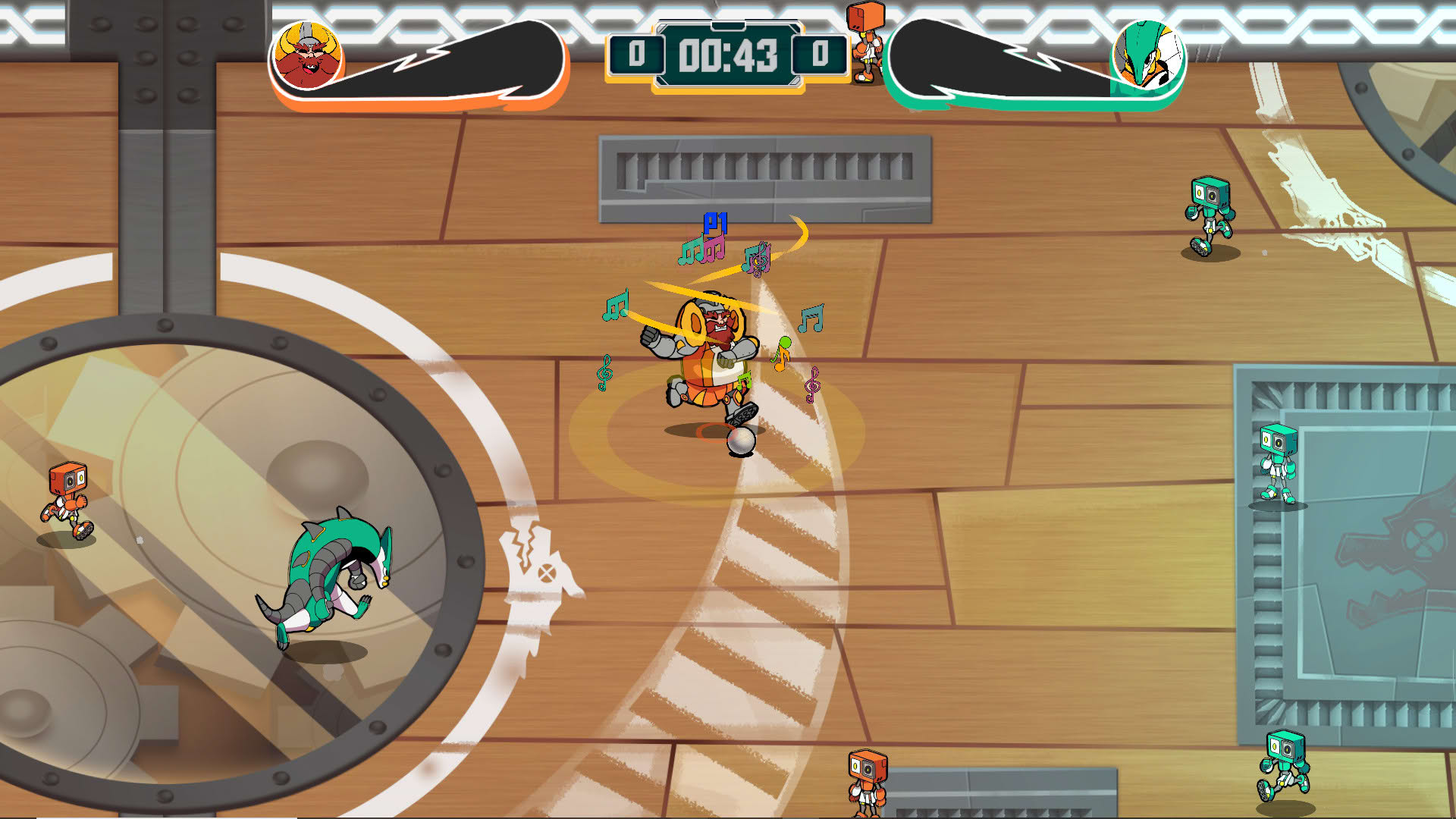 Screenshot for Star Strikers: Galactic Soccer