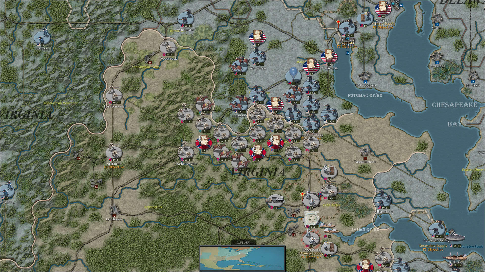 Screenshot for Strategic Command: American Civil War