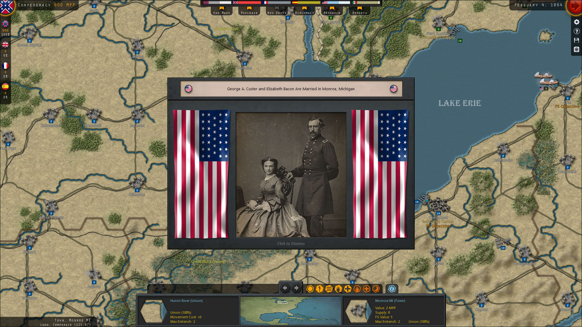 Screenshot for Strategic Command: American Civil War