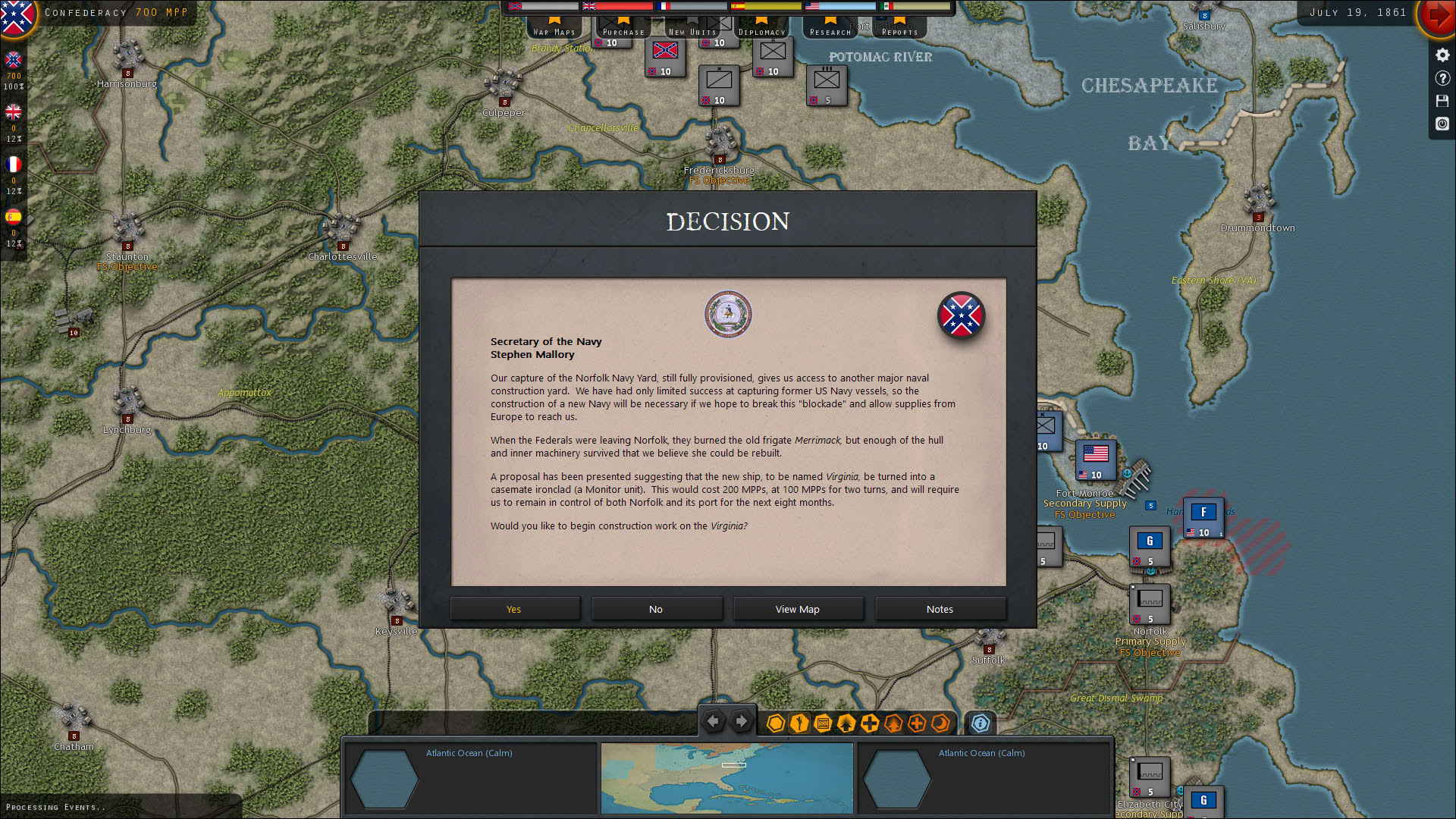 Screenshot for Strategic Command: American Civil War