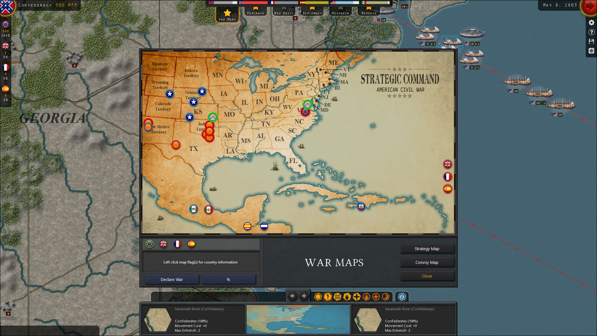 Screenshot for Strategic Command: American Civil War