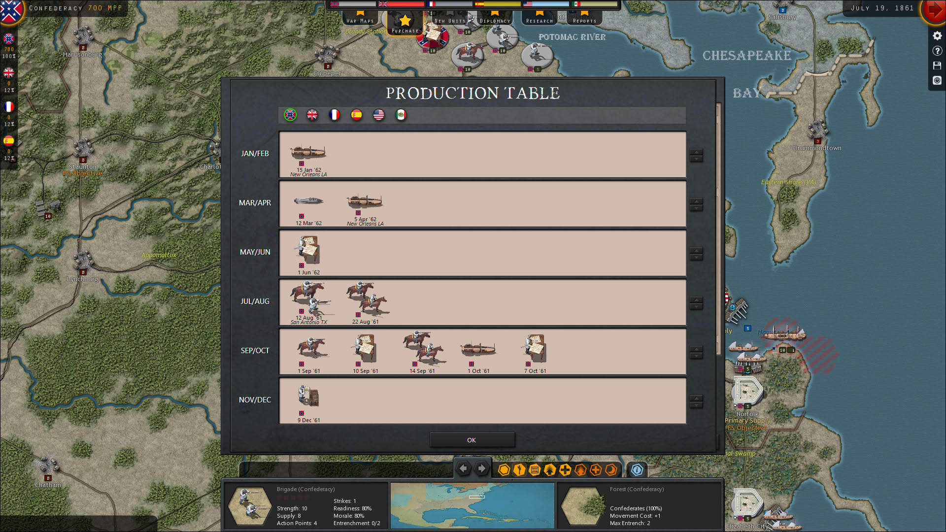 Screenshot for Strategic Command: American Civil War