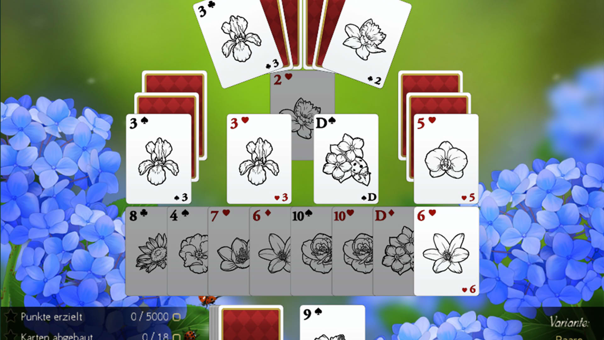 Screenshot for Solitaire: Beautiful Garden Season