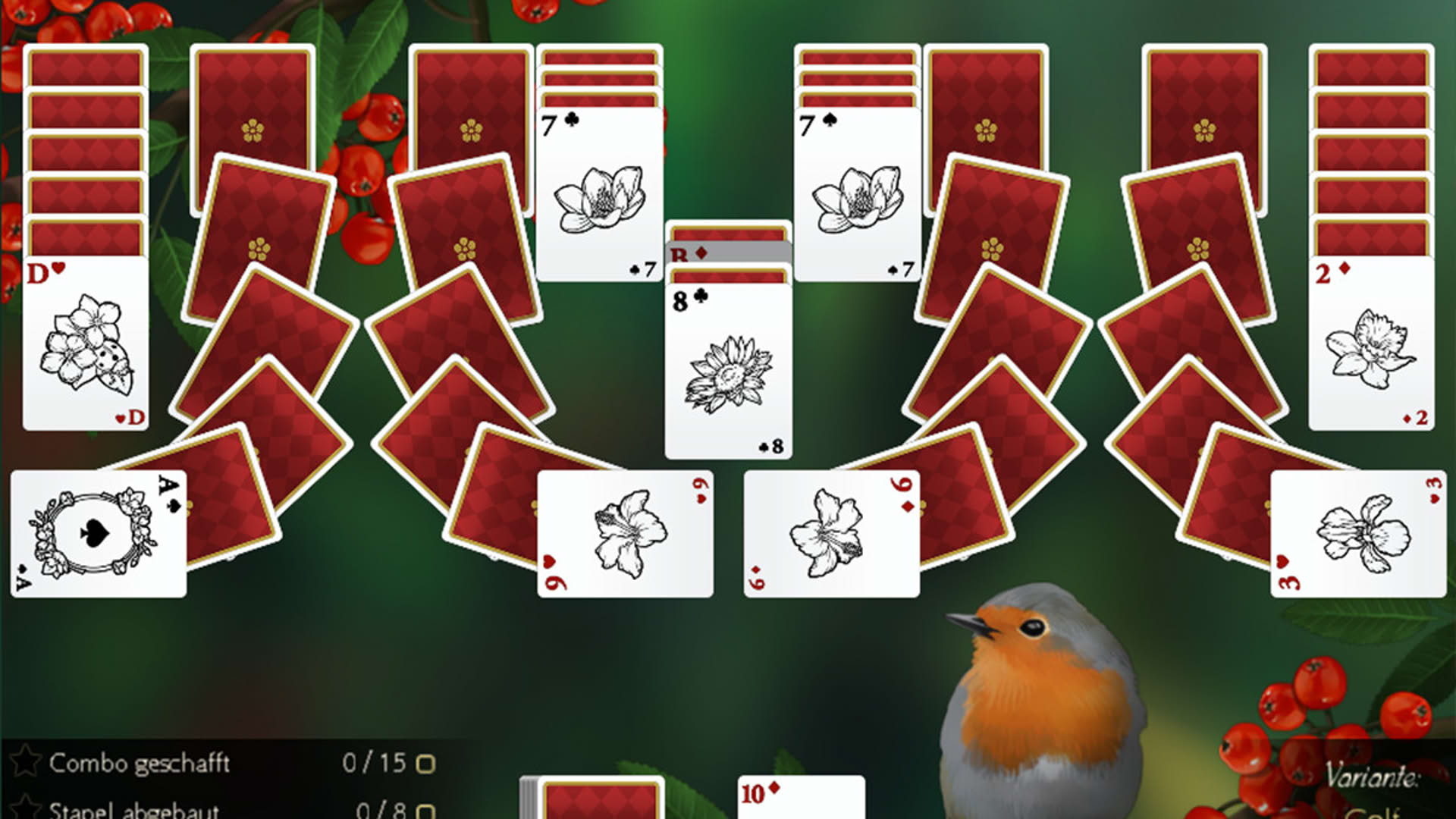 Screenshot for Solitaire: Beautiful Garden Season