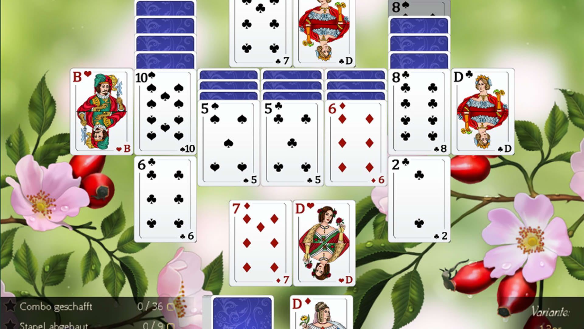 Screenshot for Solitaire: Beautiful Garden Season