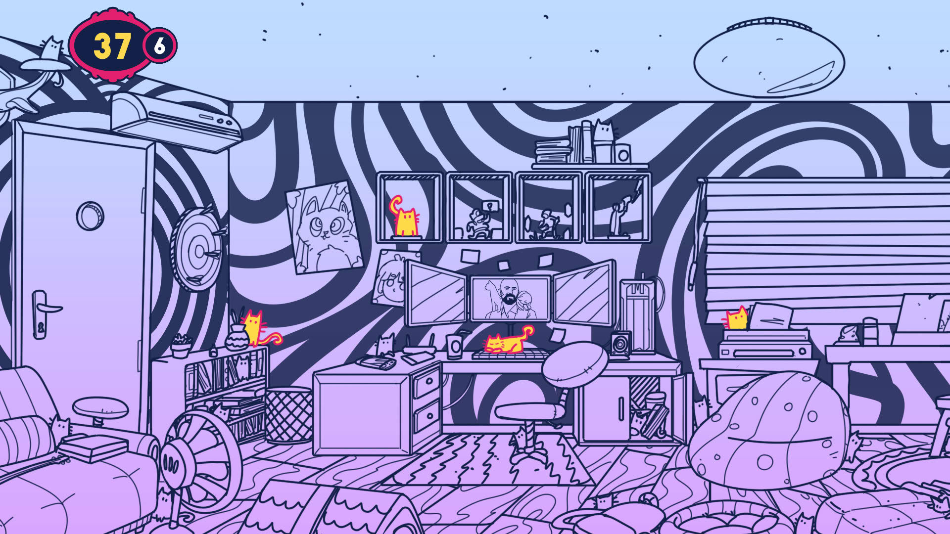 Screenshot for A Building Full of Cats