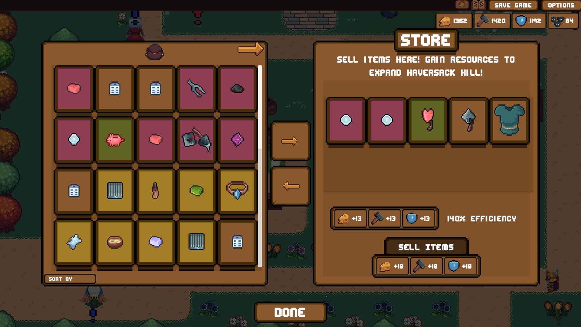 Screenshot for Backpack Hero
