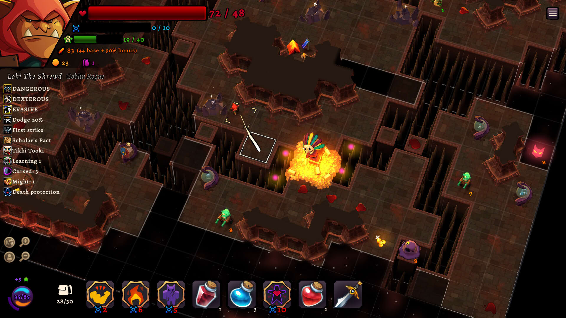 Screenshot for Desktop Dungeons: Rewind