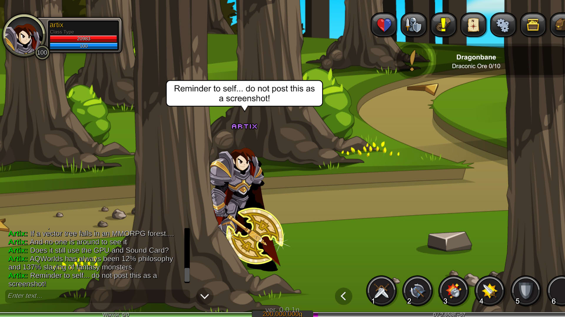 Screenshot for AdventureQuest Worlds: Infinity