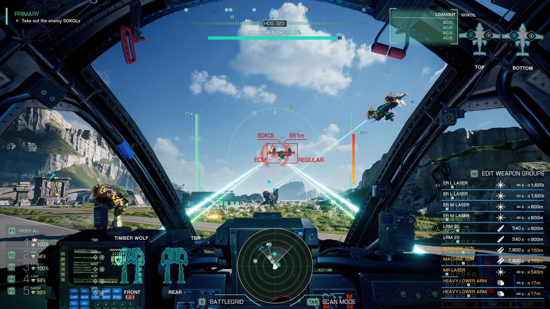 Screenshot for MechWarrior 5: Clans