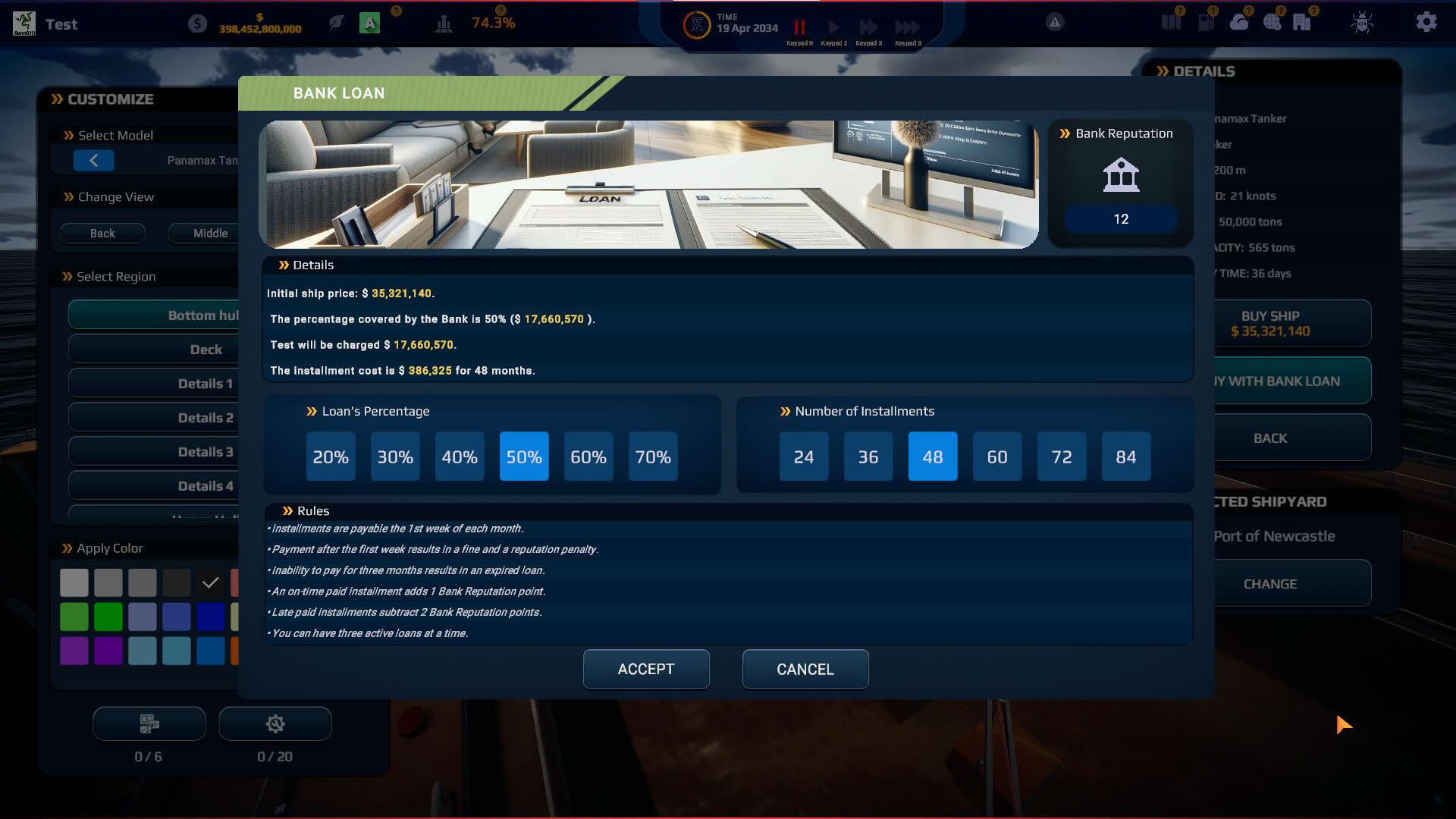 Screenshot for SeaOrama: World of Shipping