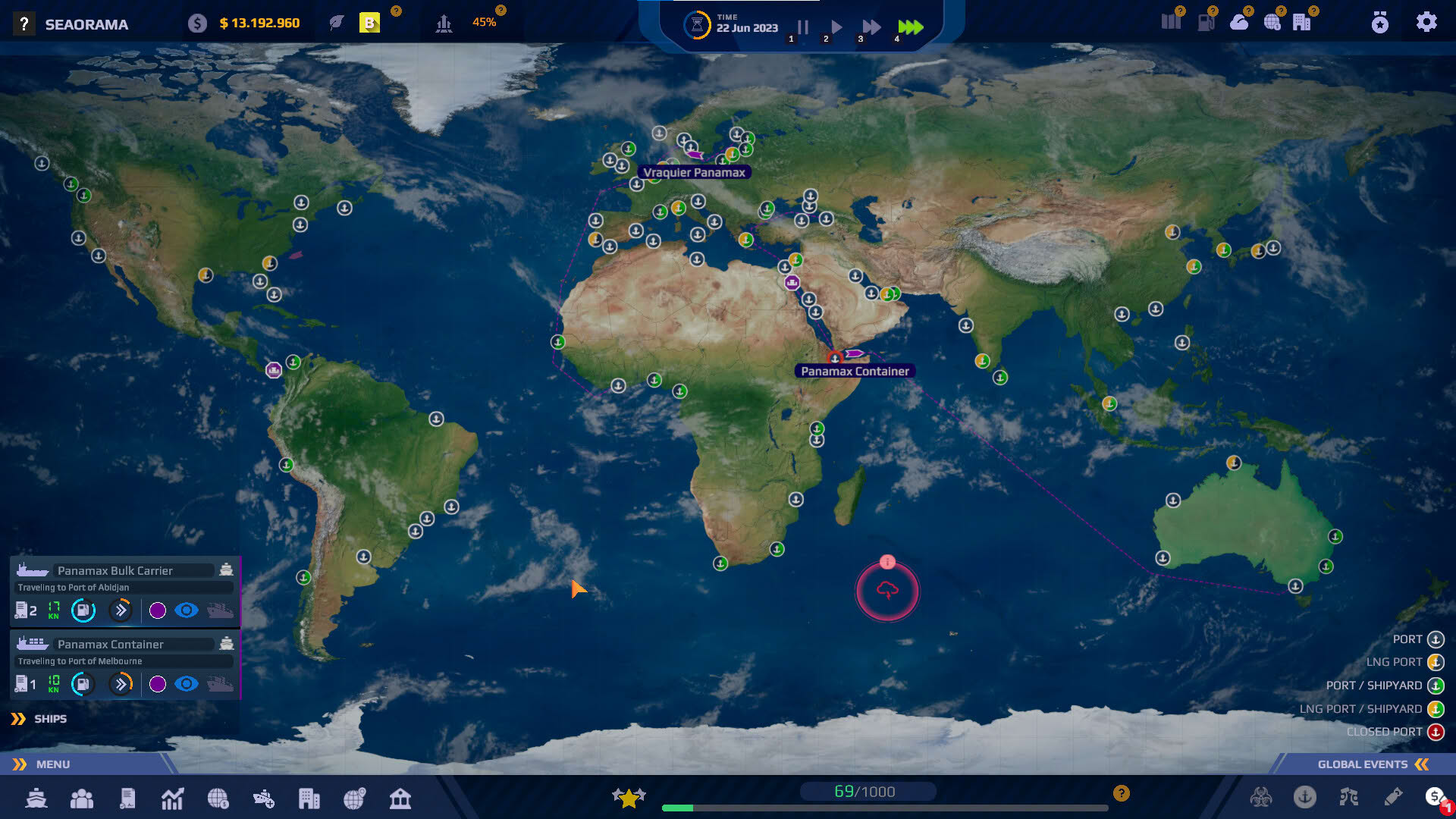 Screenshot for SeaOrama: World of Shipping