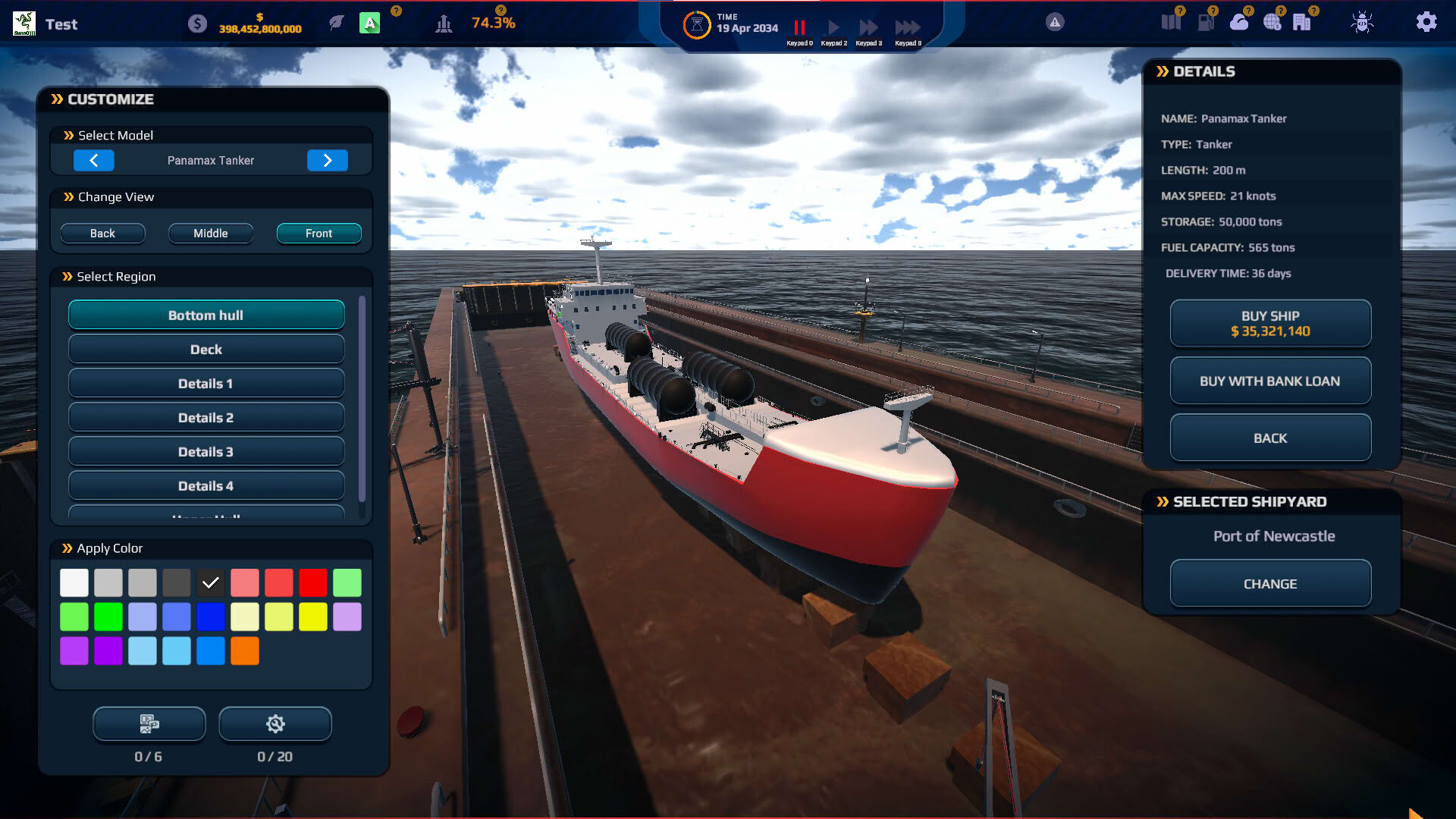 Screenshot for SeaOrama: World of Shipping