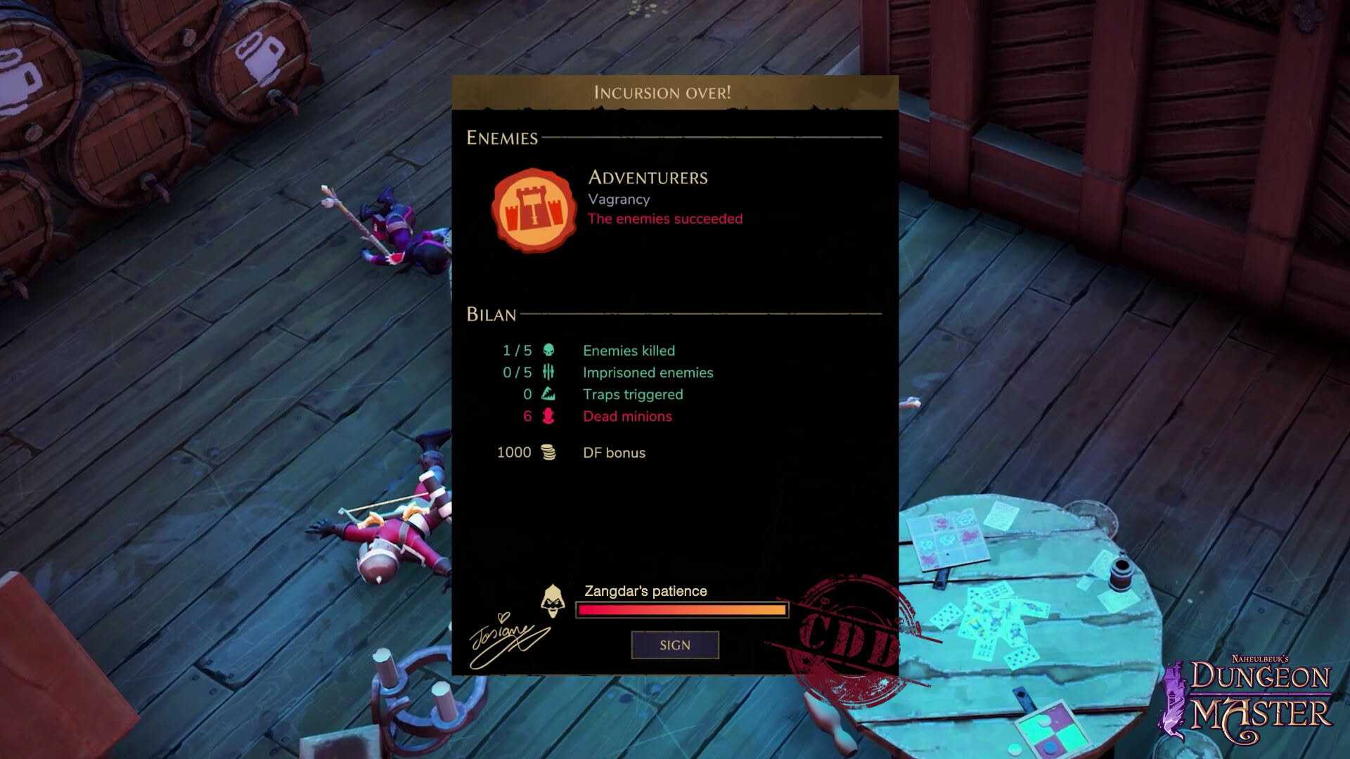 Screenshot for Naheulbeuk's Dungeon Master