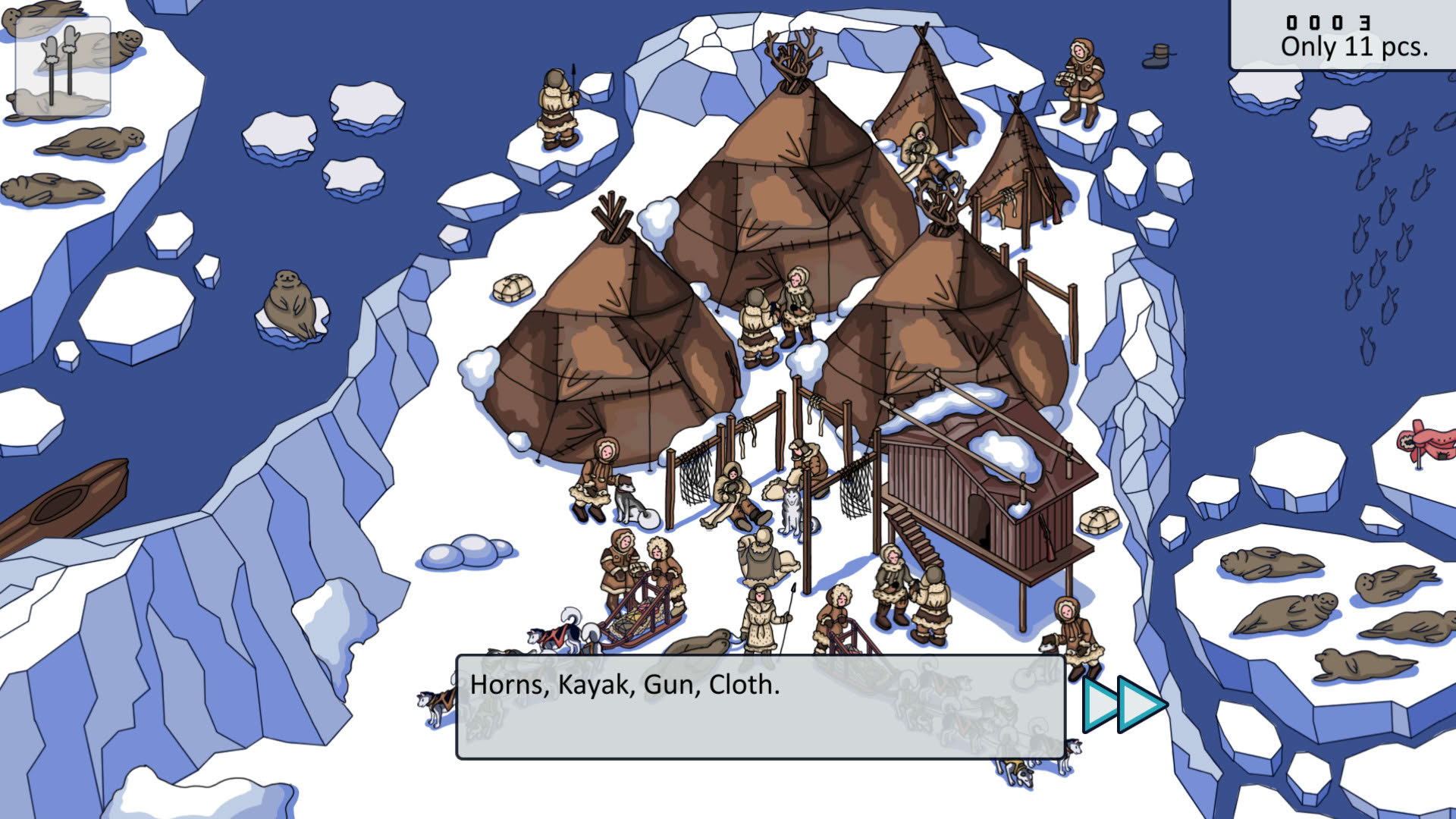 Screenshot for Adventures at the North Pole