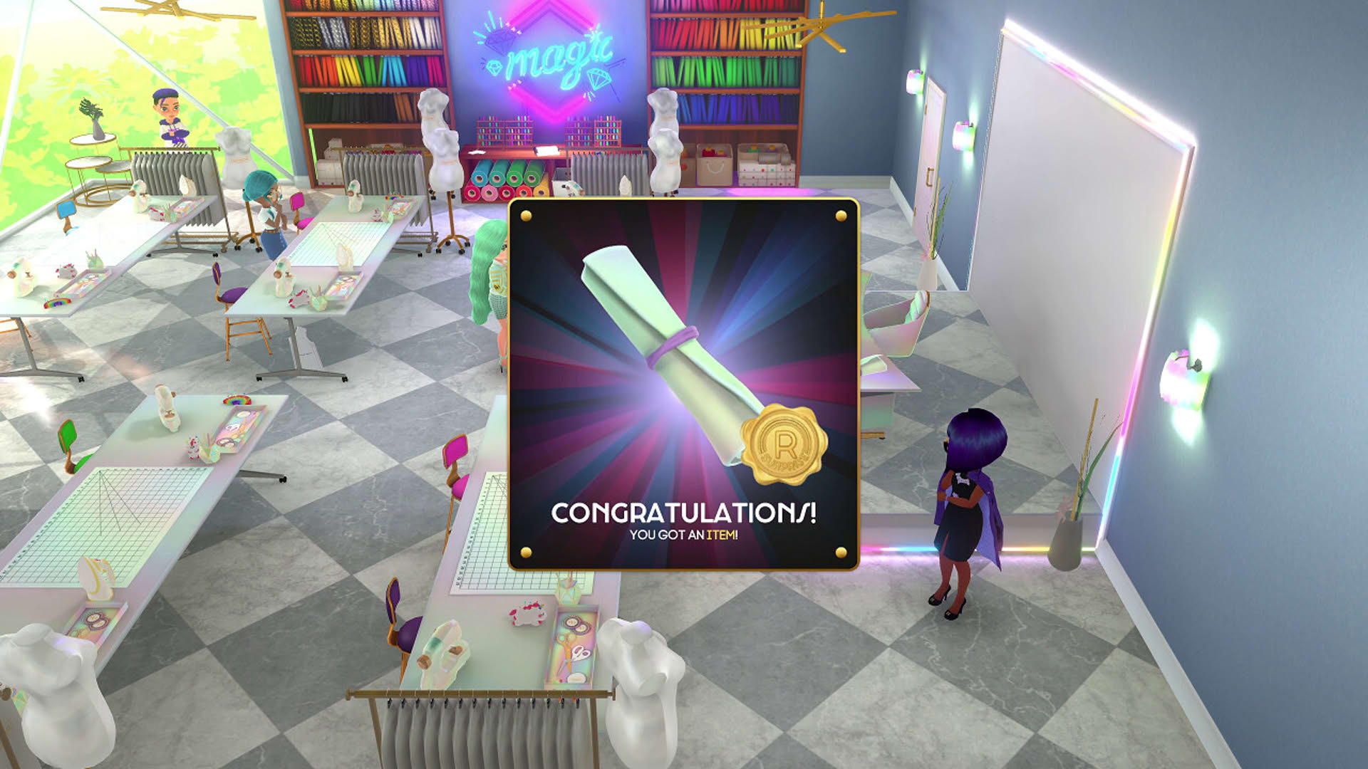 Screenshot for Rainbow High: Runway Rush