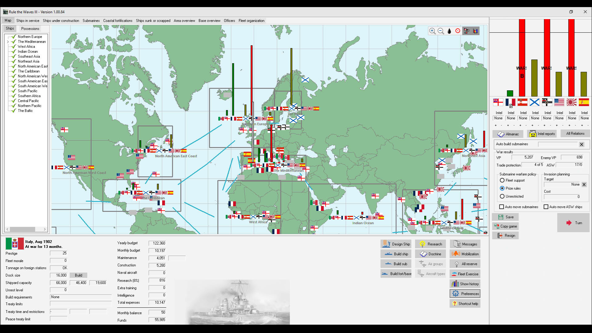 Screenshot for Rule the Waves 3