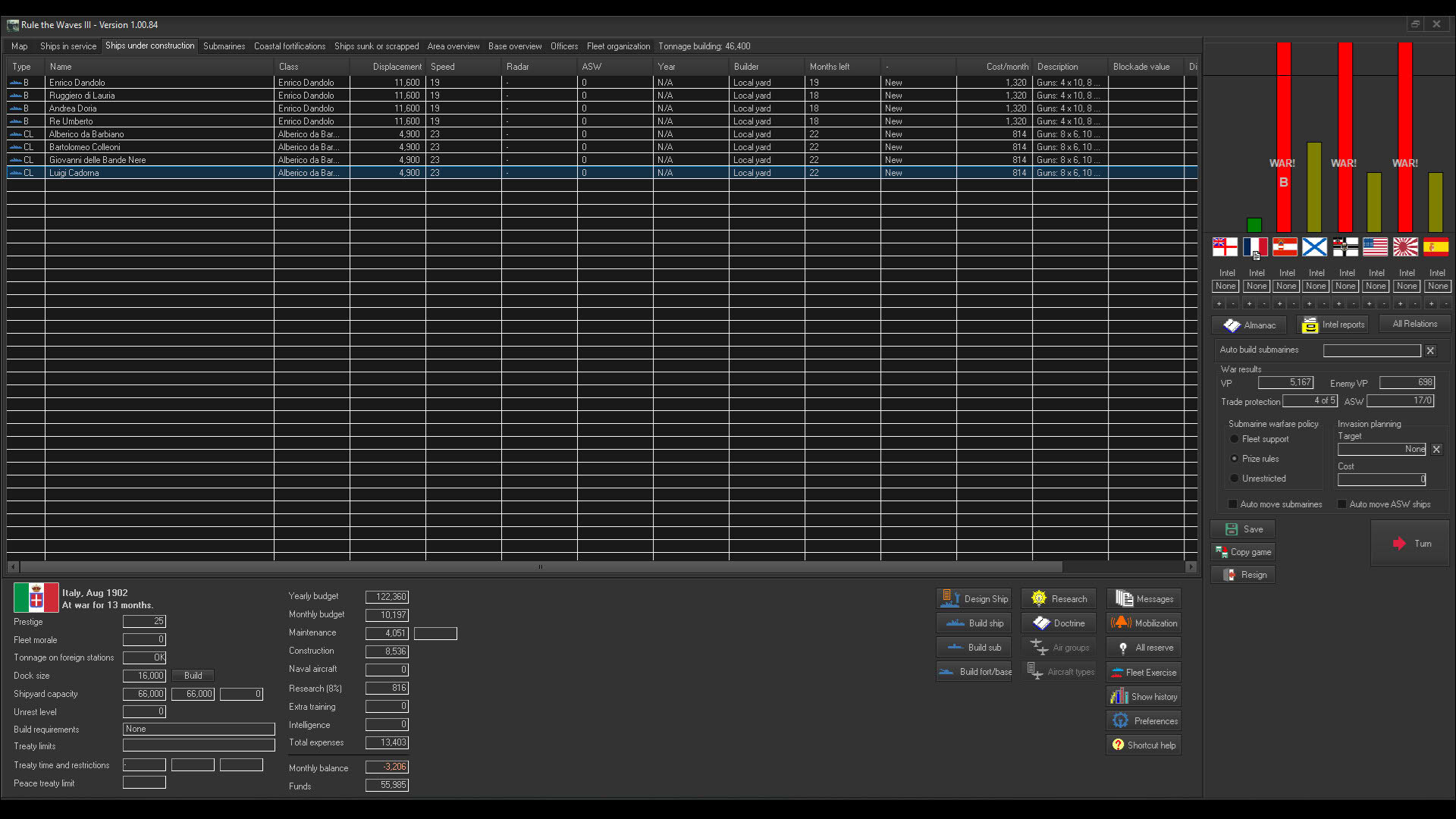 Screenshot for Rule the Waves 3