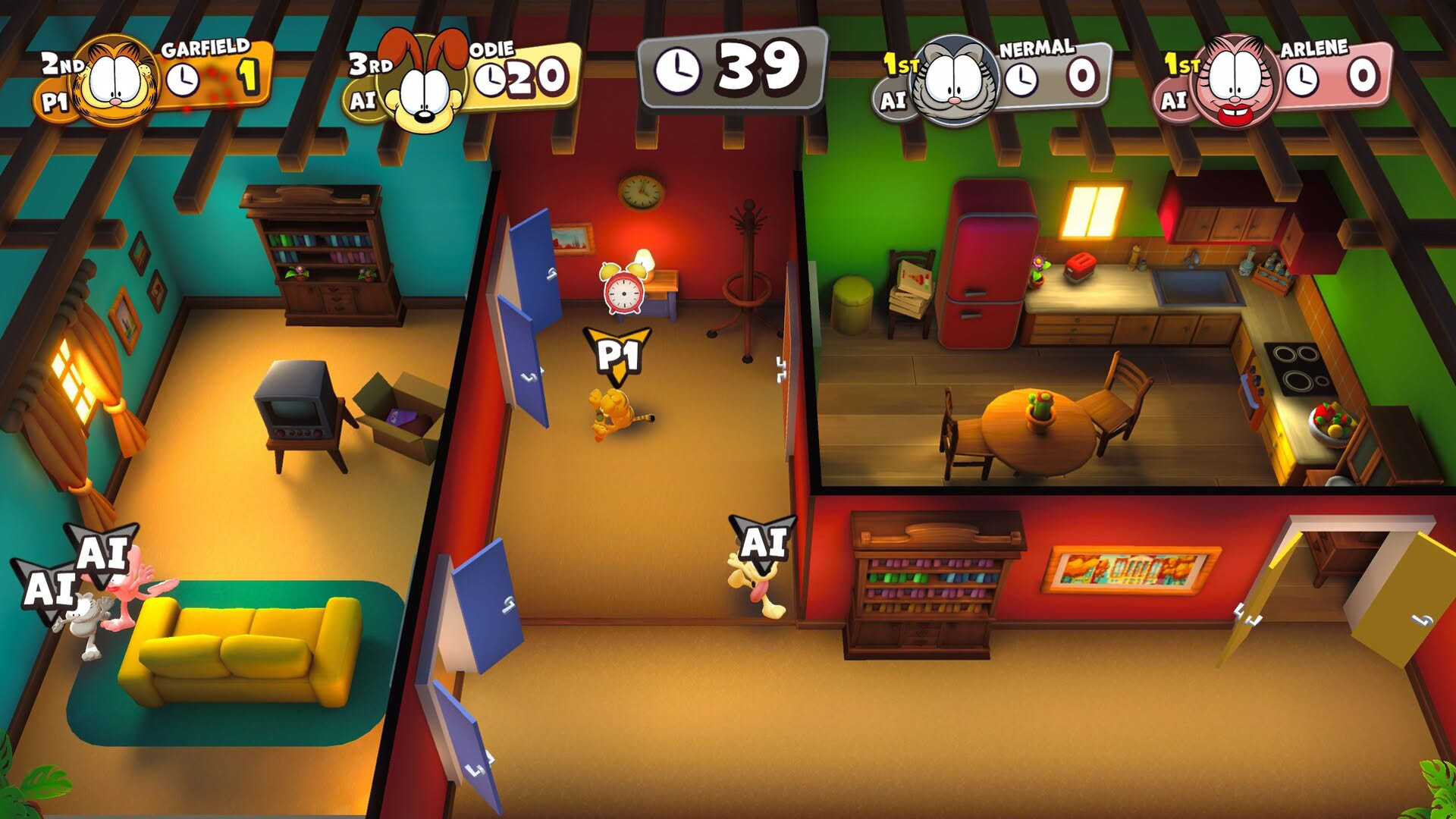 Screenshot for Garfield: Lasagna Party