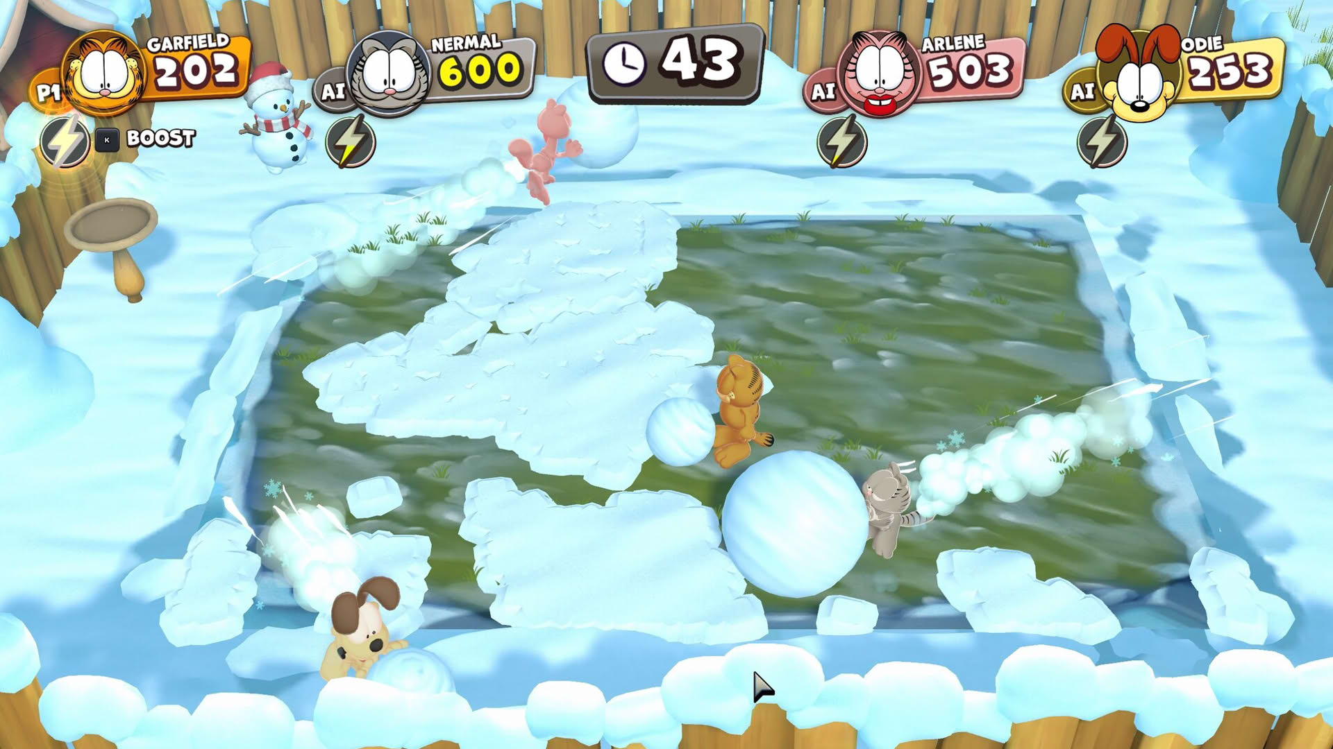 Screenshot for Garfield: Lasagna Party