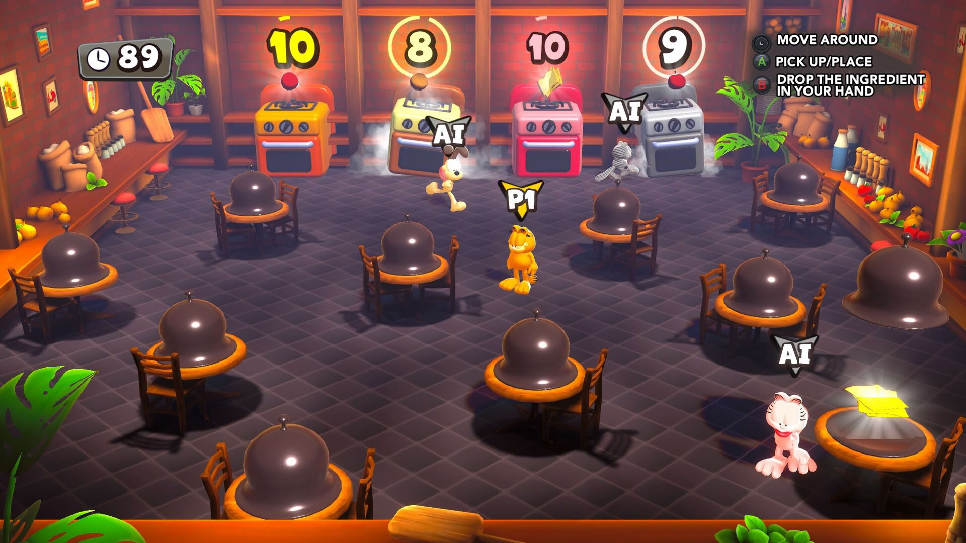 Screenshot for Garfield: Lasagna Party