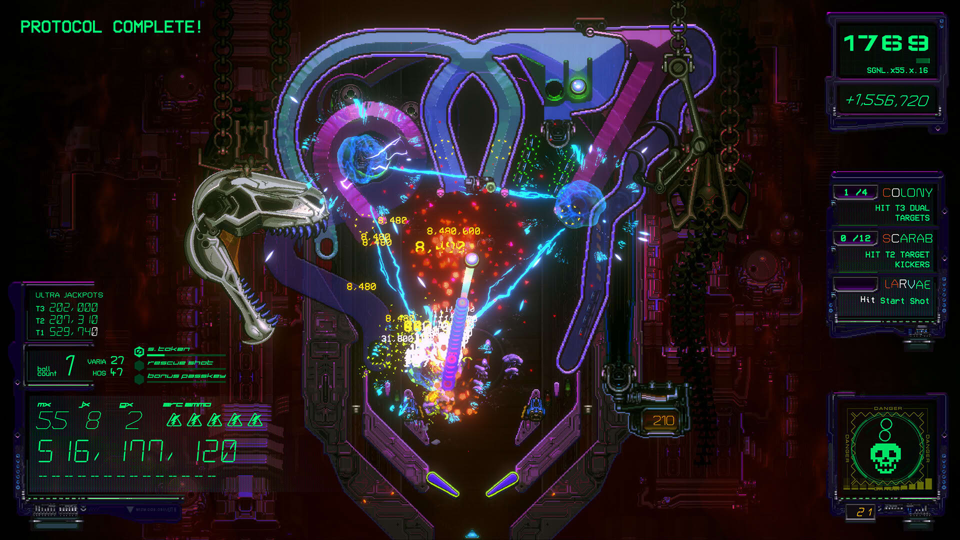Screenshot for Xenotilt: Hostile Pinball Action