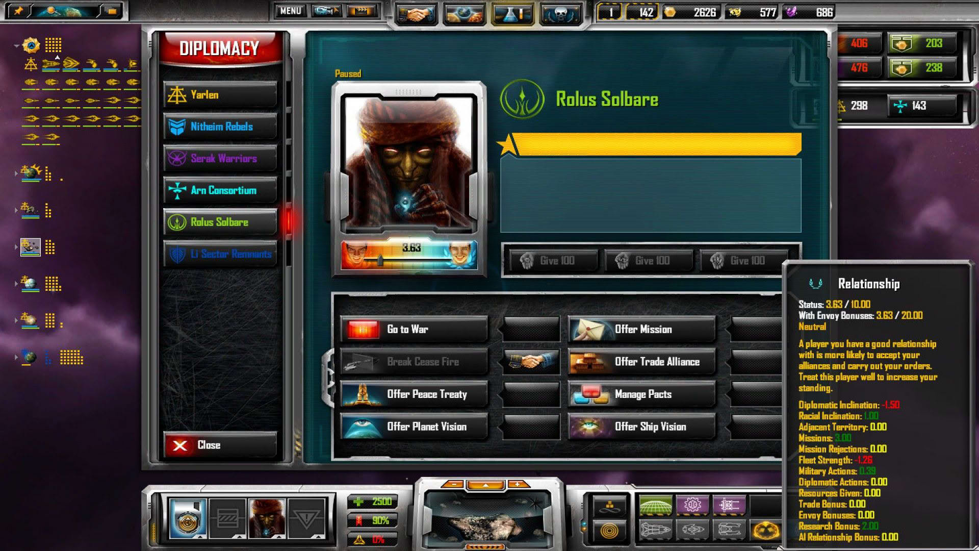 Screenshot for Sins of a Solar Empire