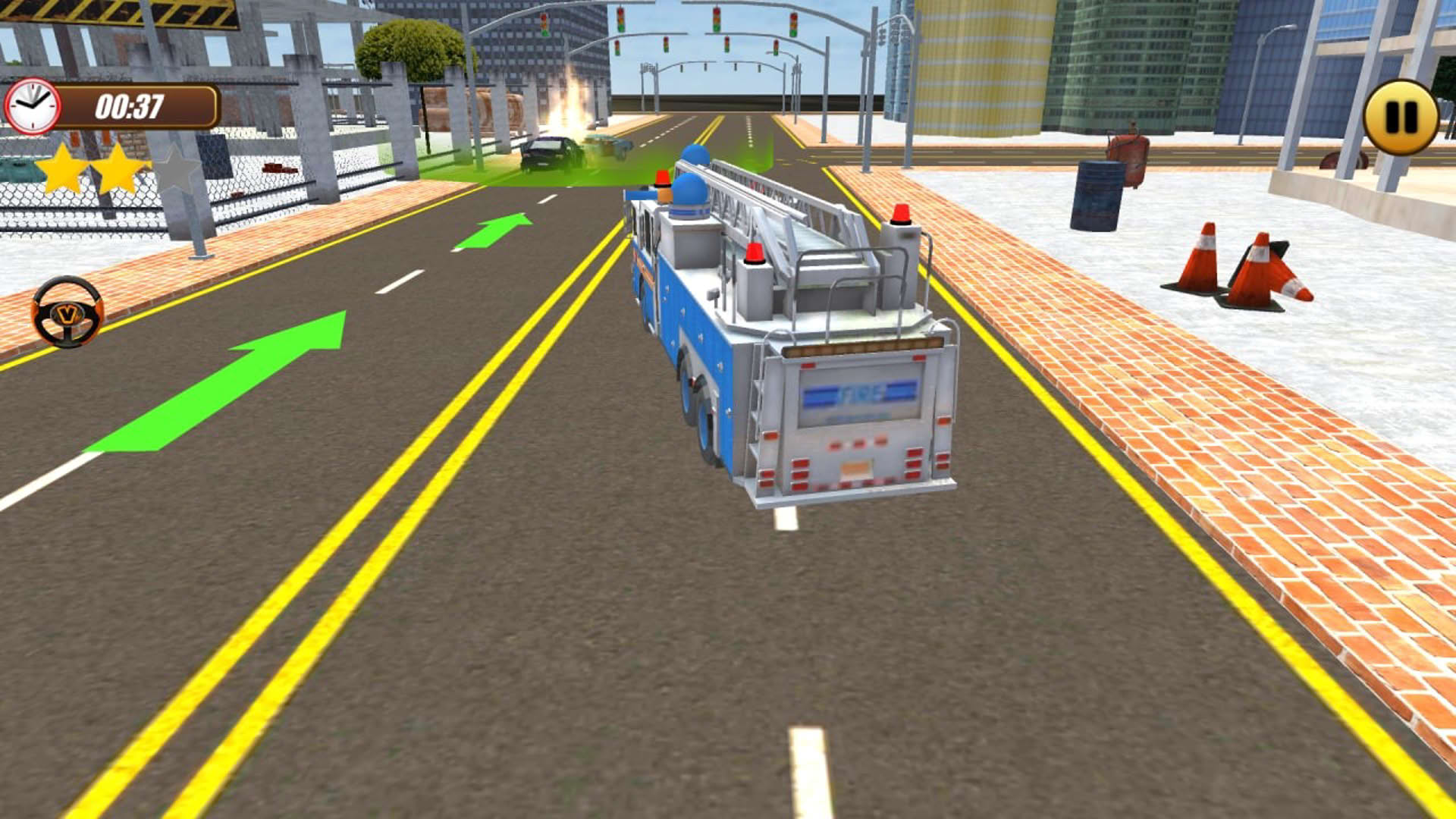 Screenshot for Fire Truck Simulator