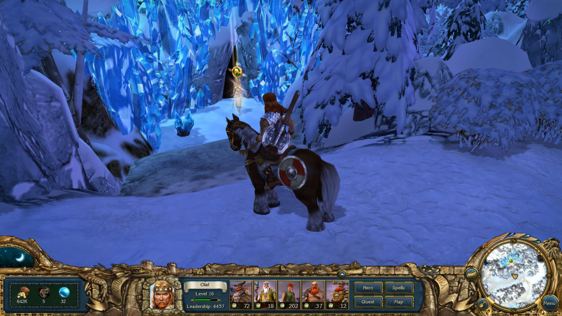 Screenshot for King's Bounty: Warriors of the North