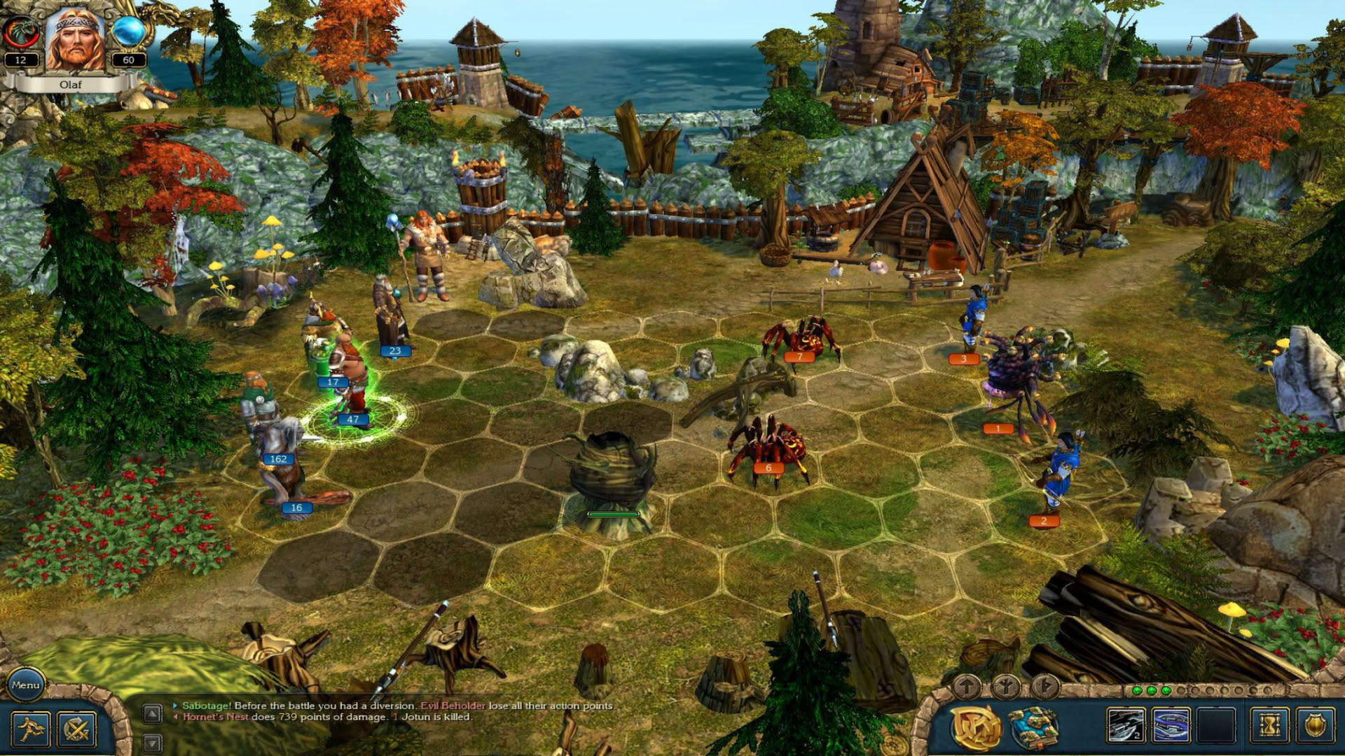 Screenshot for King's Bounty: Warriors of the North