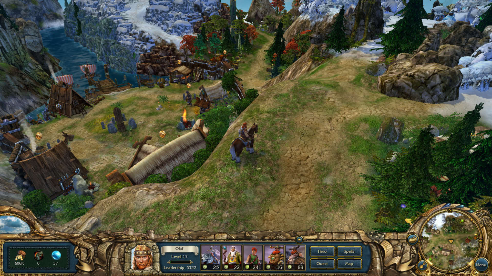Screenshot for King's Bounty: Warriors of the North