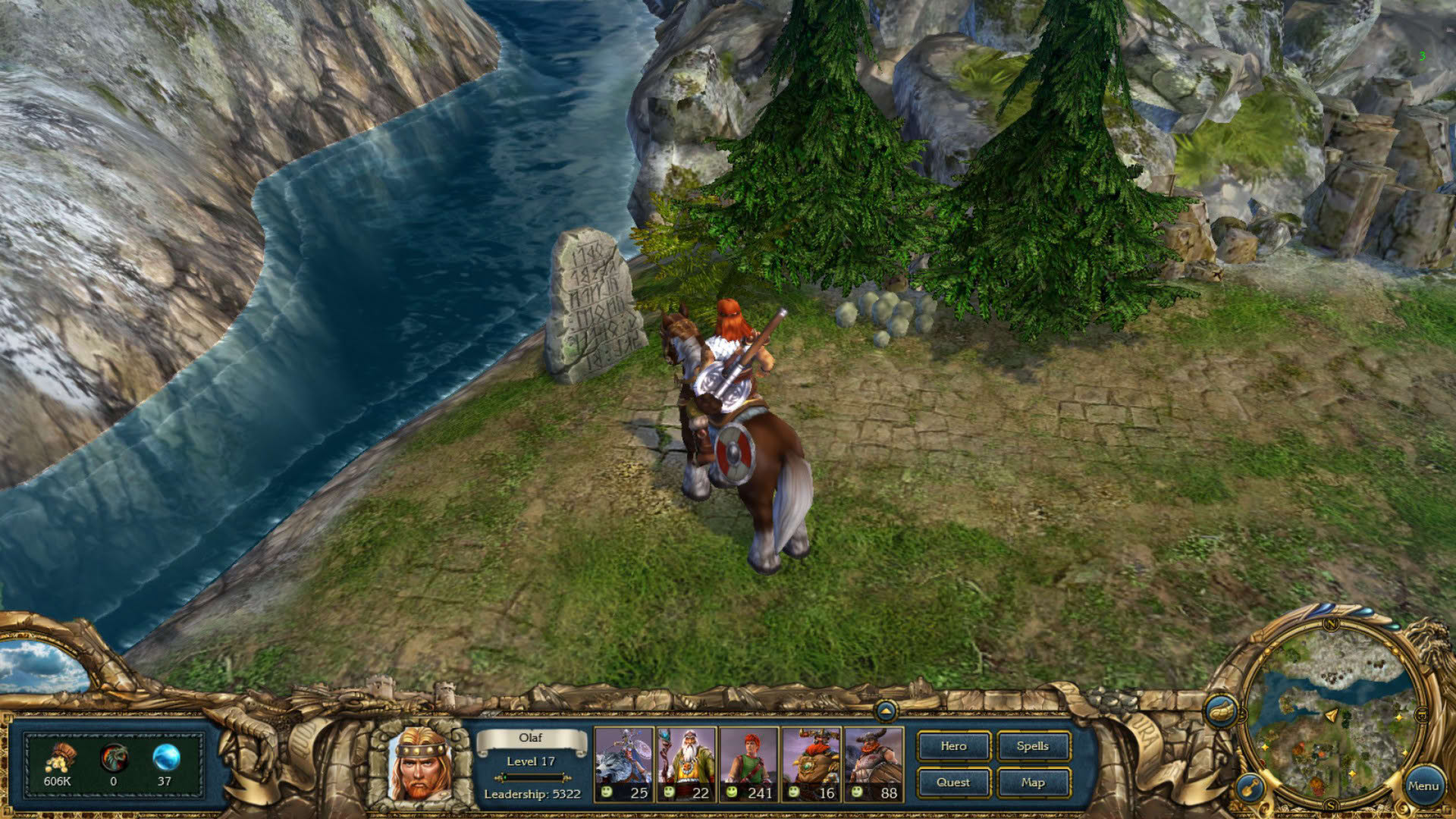 Screenshot for King's Bounty: Warriors of the North