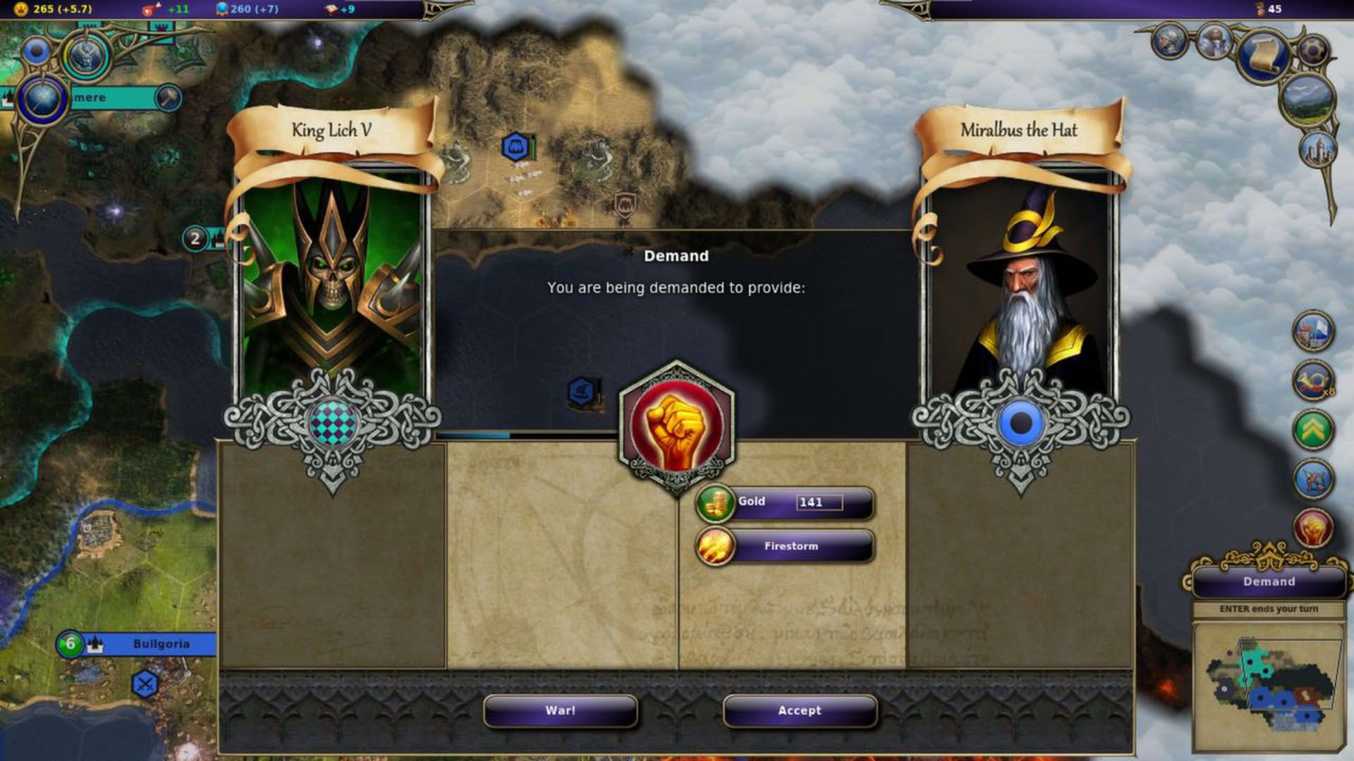 Screenshot for Warlock: Master of the Arcane