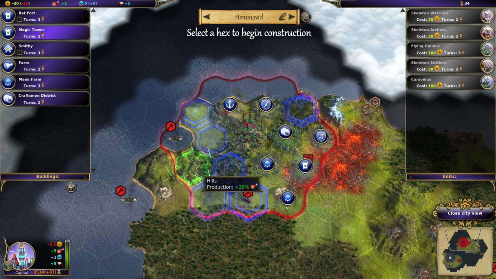 Screenshot for Warlock: Master of the Arcane