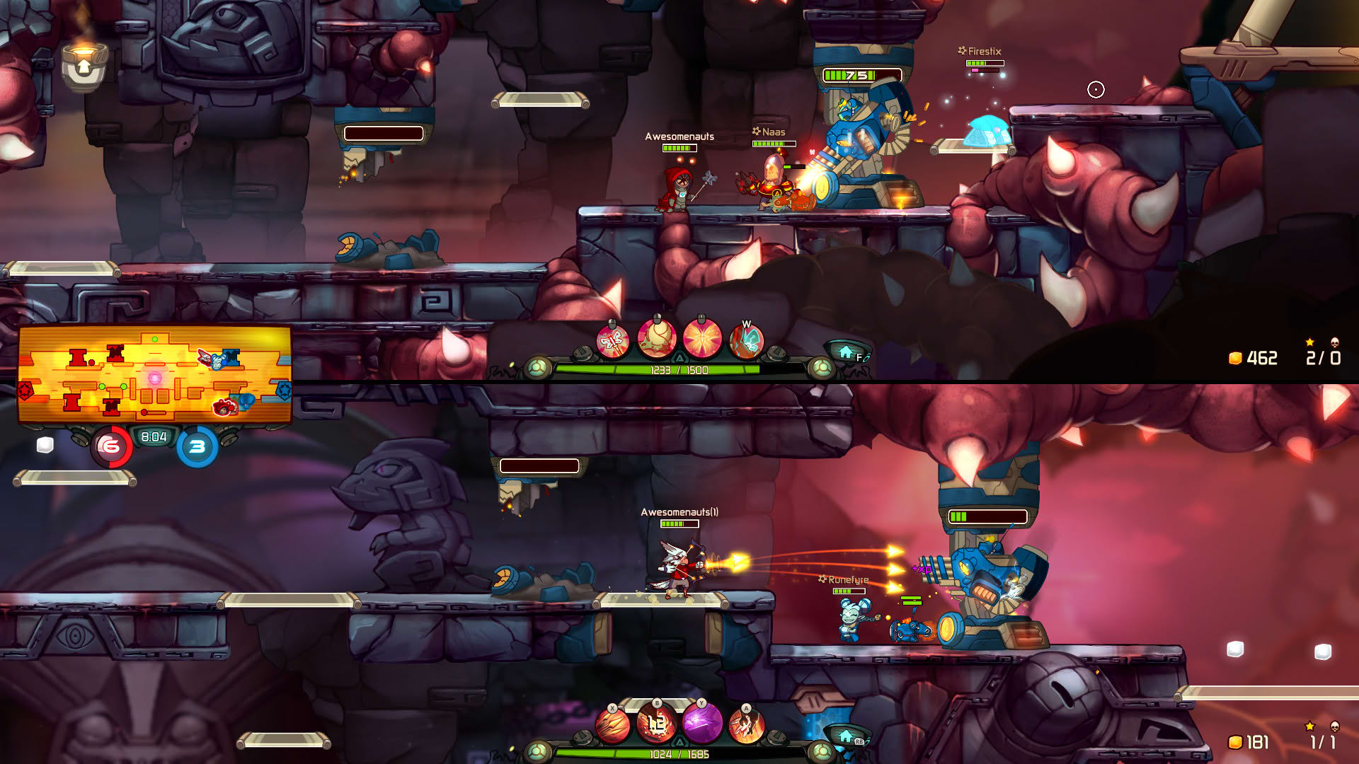 Screenshot for Awesomenauts