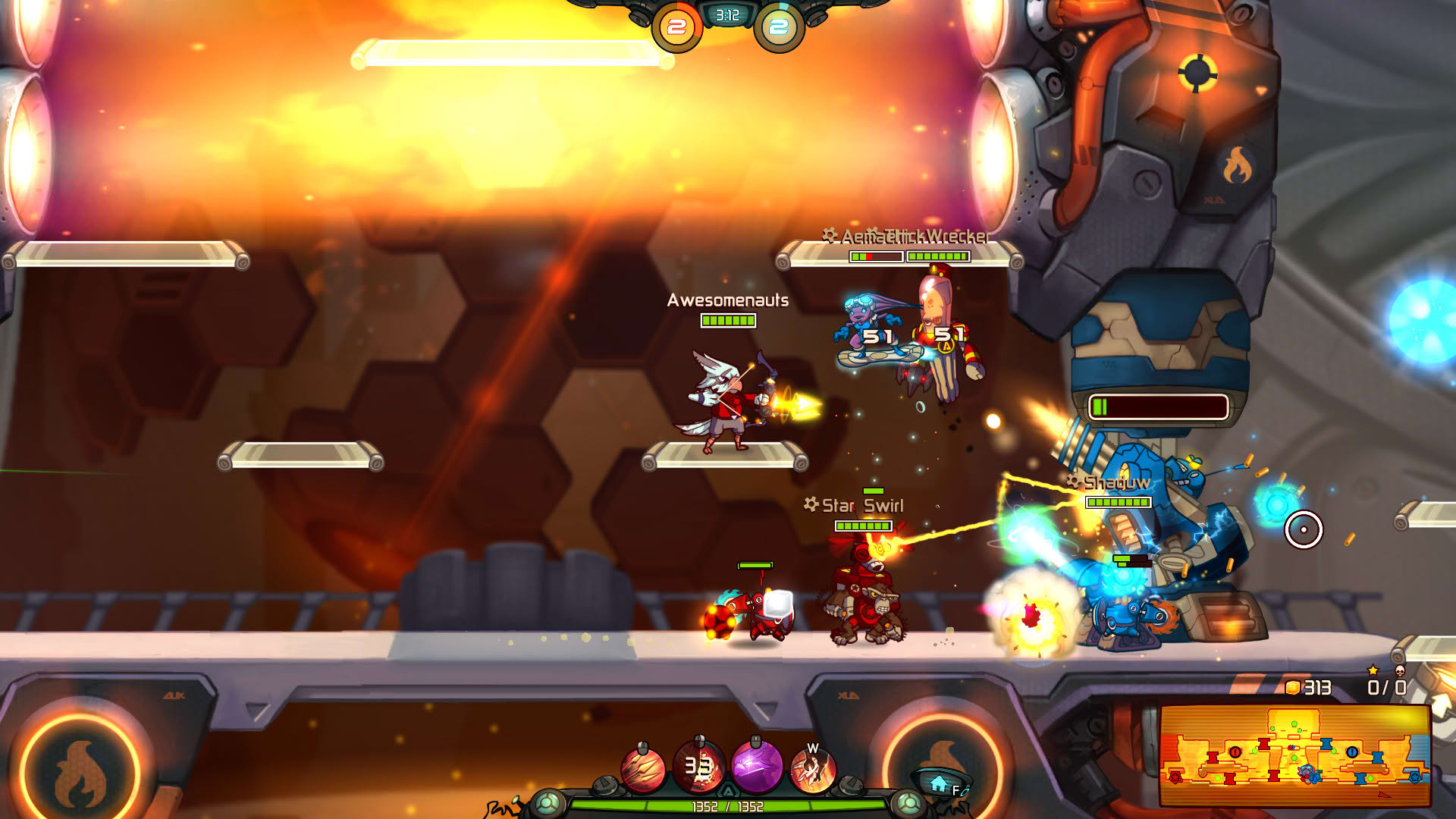 Screenshot for Awesomenauts