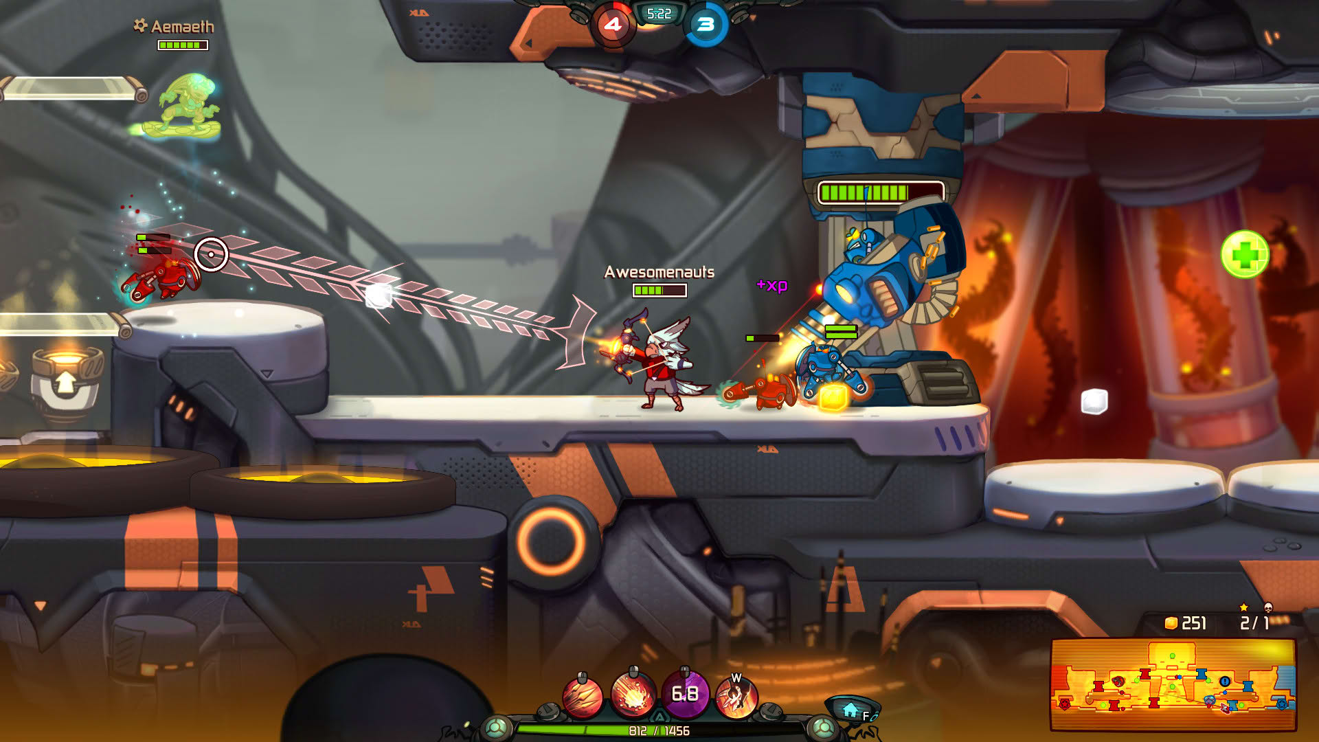 Screenshot for Awesomenauts