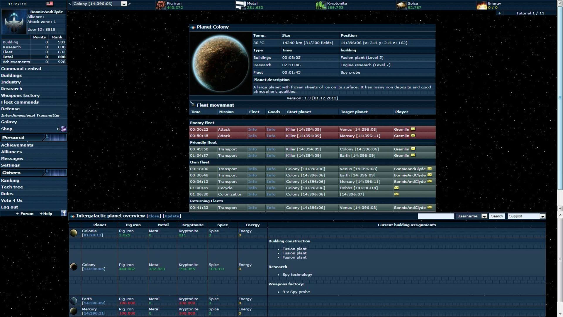 Screenshot for SpaceInvasion