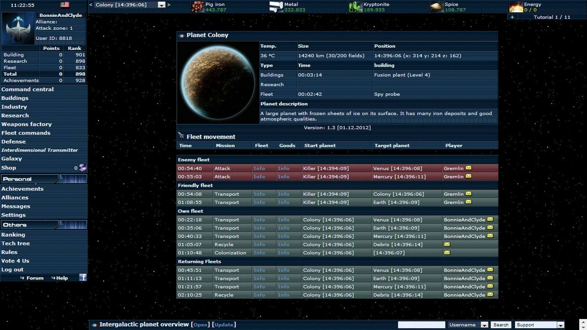 Screenshot for SpaceInvasion