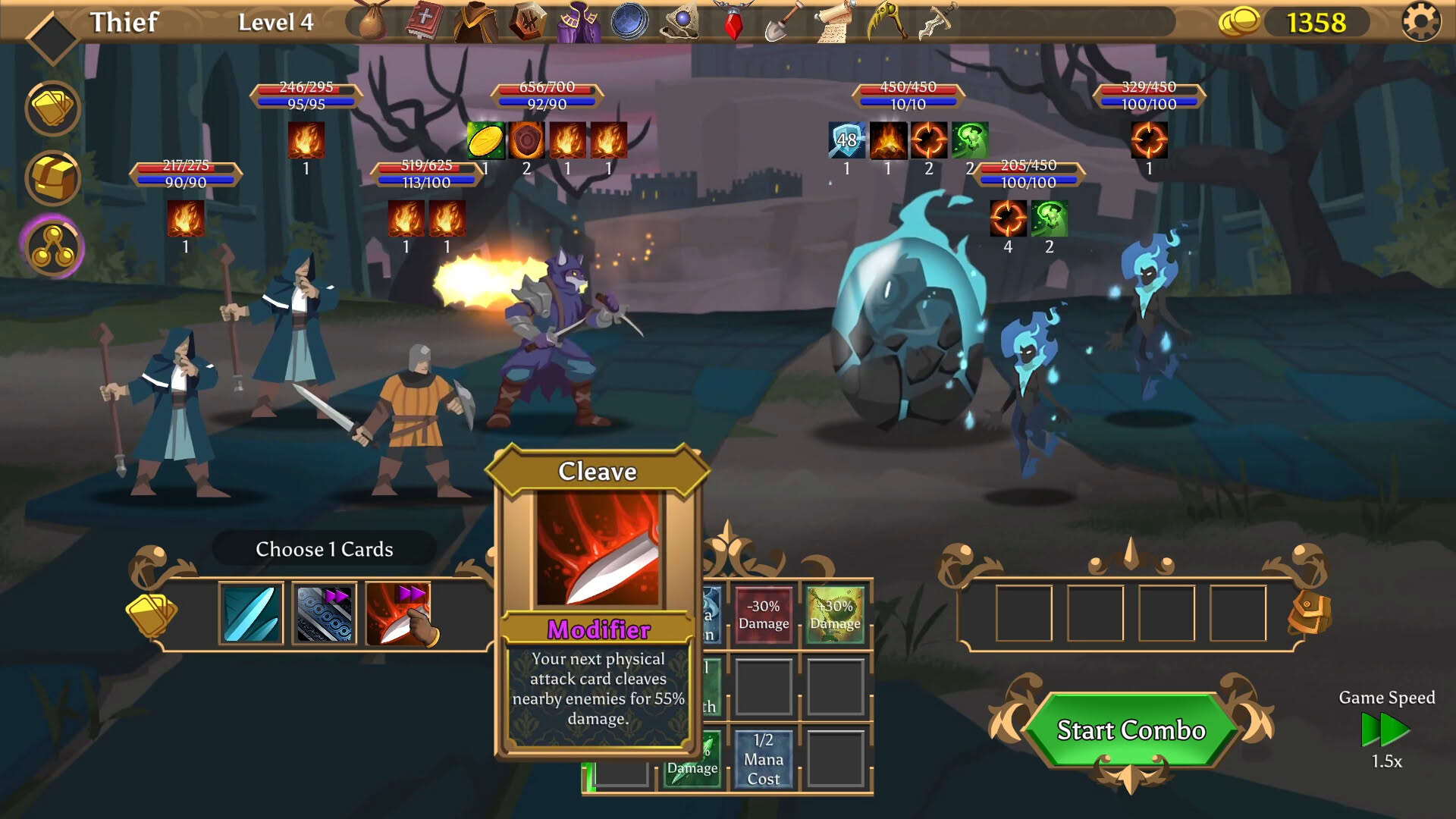 Screenshot for Combo Card Clashers